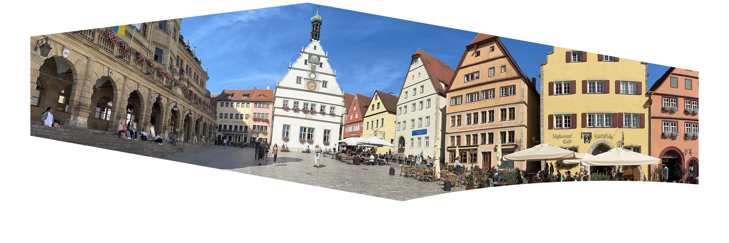 European travel header town square