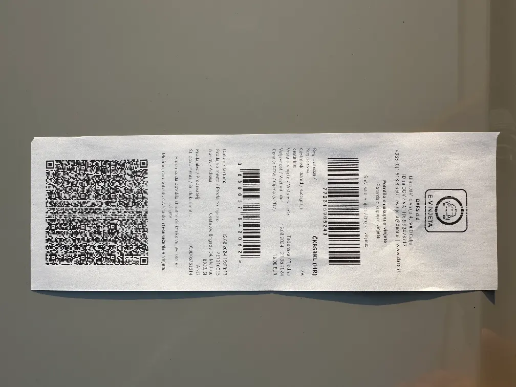 Parking ticket, Europe