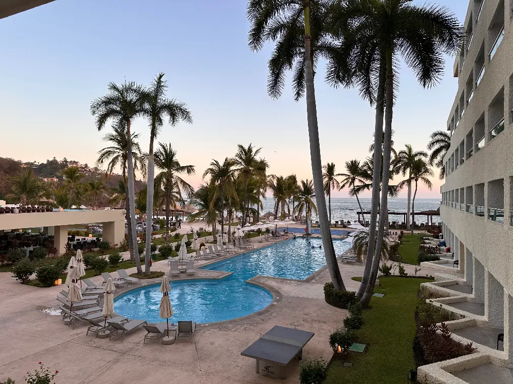 Tropical beach resort